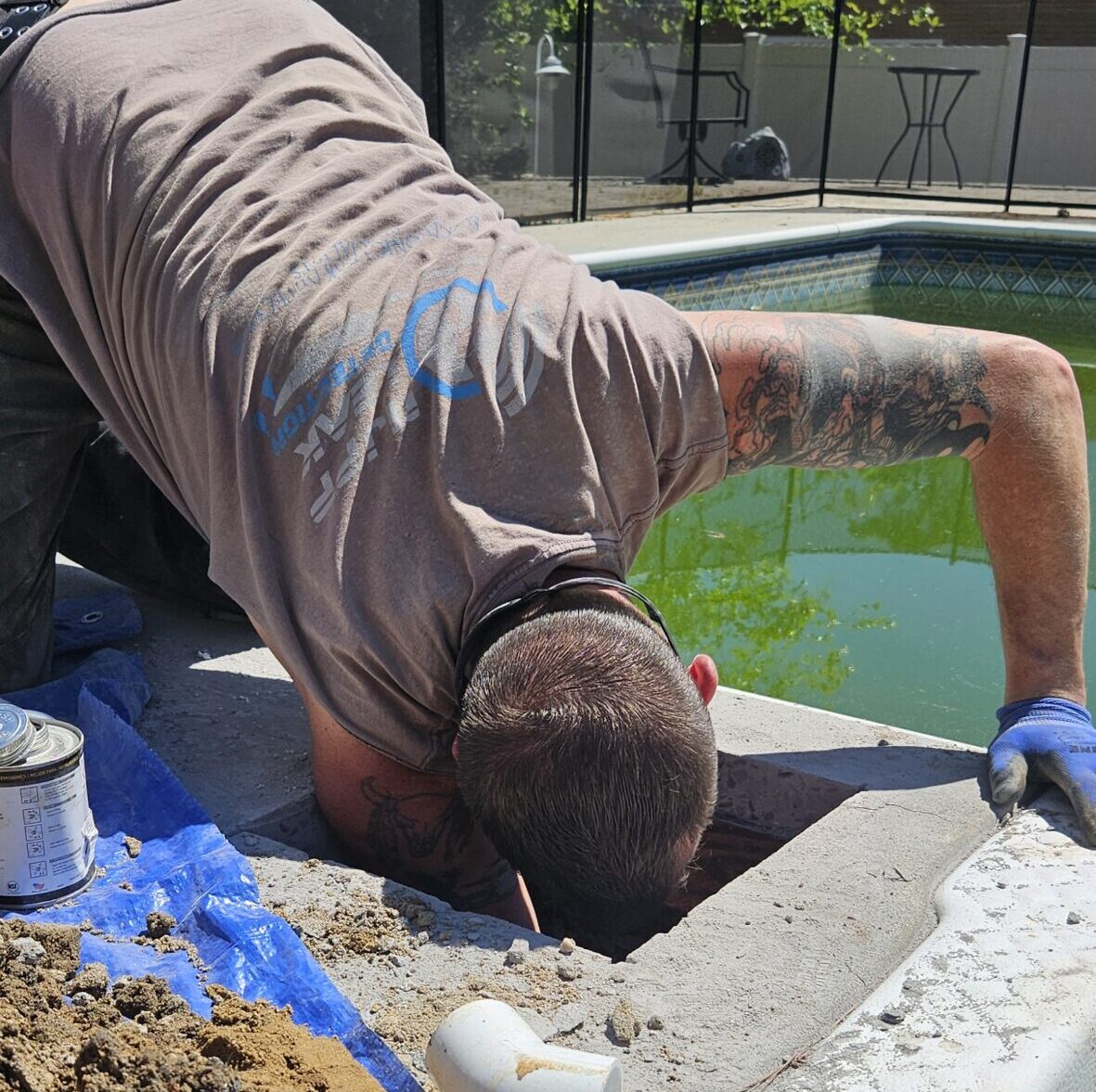 Pool Pipe Leak Repair