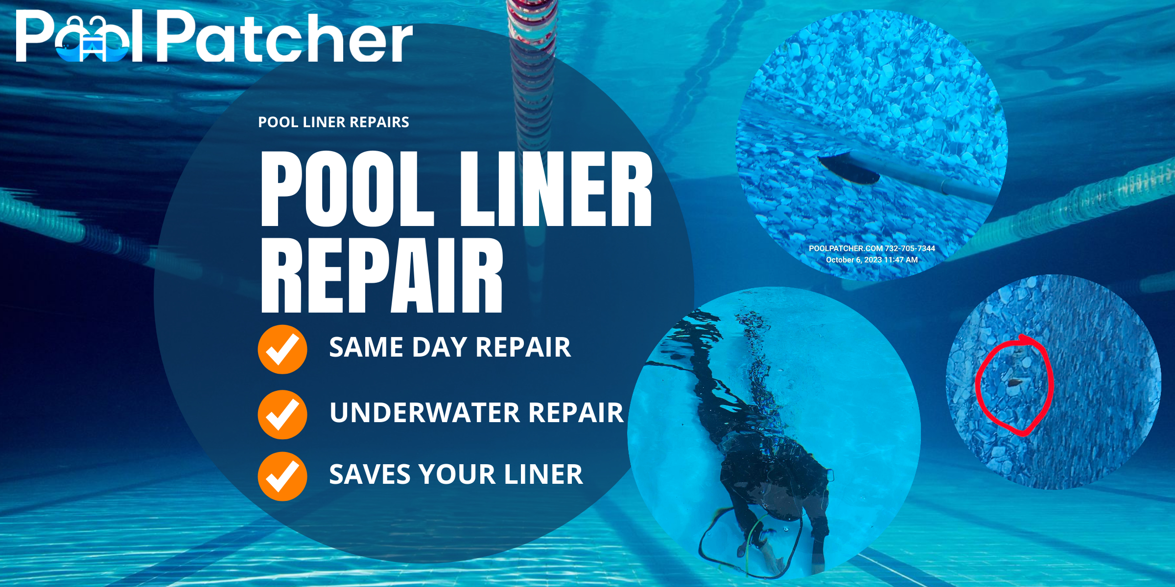 POOL LINER REPAIR POOL PATCHER